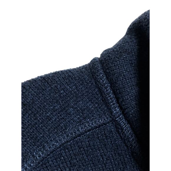 Duluth Trading Co. Relaxed Fit Blue Fleece 1/4 Zip Pullover Mens Large Polyester - Picture 4 of 8